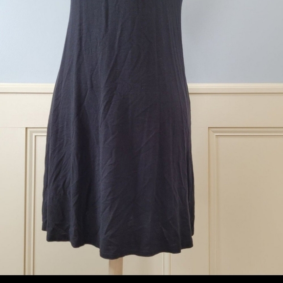 AMERICAN Eagle Women's Sleeveless Strappy Black Criss Cross Swing Mini Dress XS - Picture 4 of 10